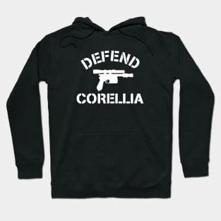 Defend Corellia (DL-44) on dark color Hoodie